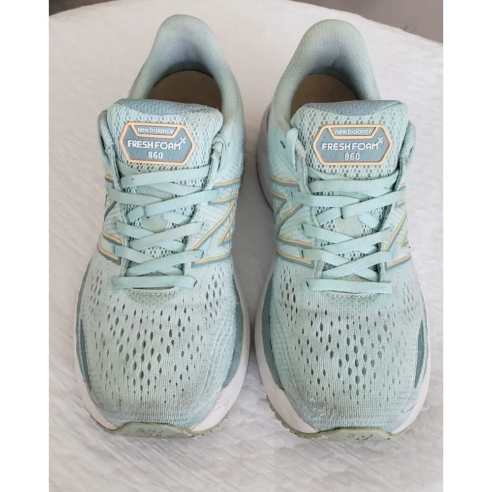 New Balance Women's Fresh Foam X 860 V12 Running Shoe W860B12 Blue Size 8D